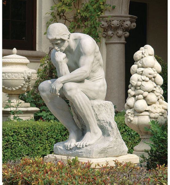 The Thinker by Rodin le Penseur Garden Statue Reproduction Sculpture